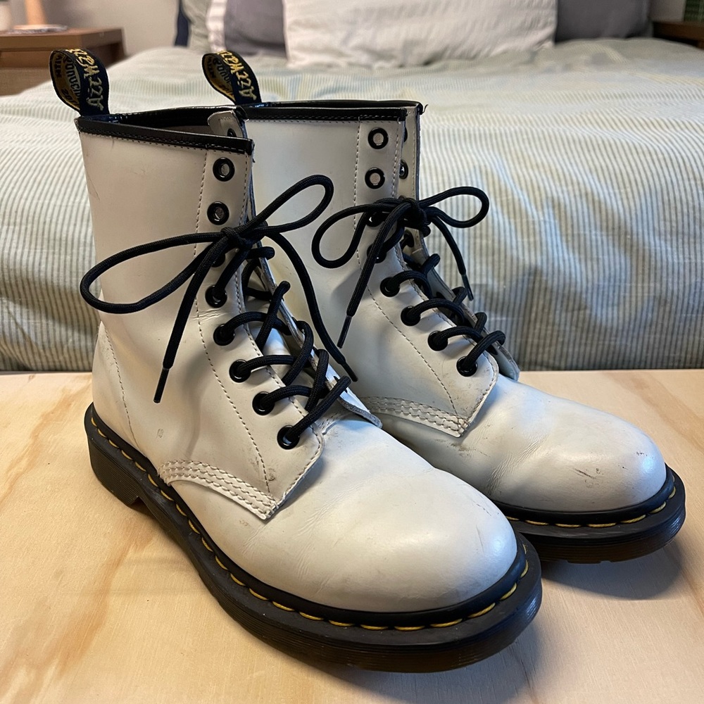 White Doc Martens!!